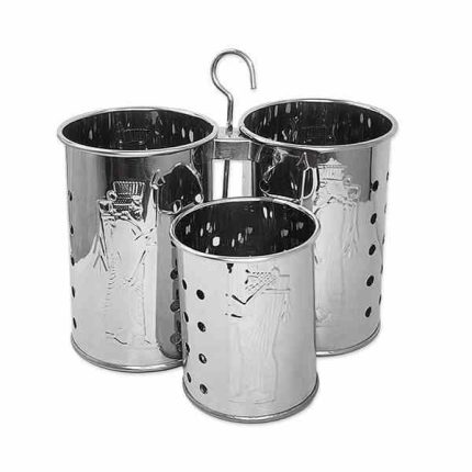 جا قاشقی سه قلو فلزی مدل هخامنش