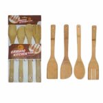 سرویس کفگیر و ملاقه 4 تکه بامبو