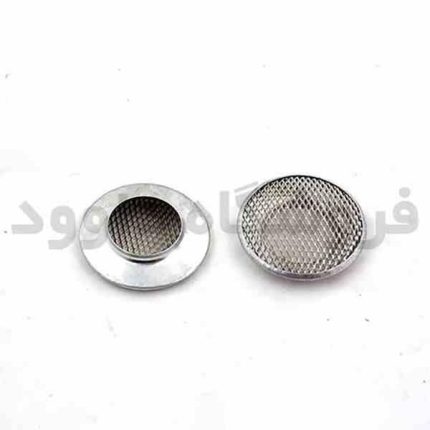 صافی داخل سینک آلومینیوم