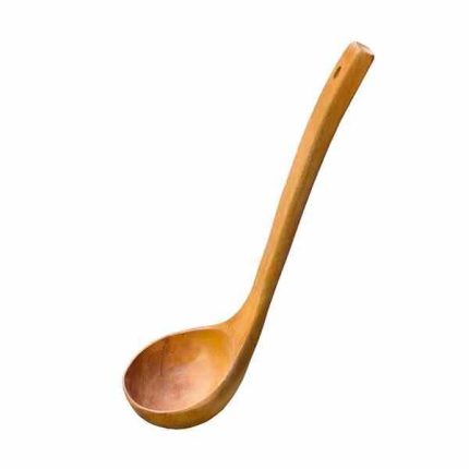 ملاقه چوبی گود