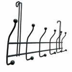 رخت آویز پشت درب 6 شاخه مشکی