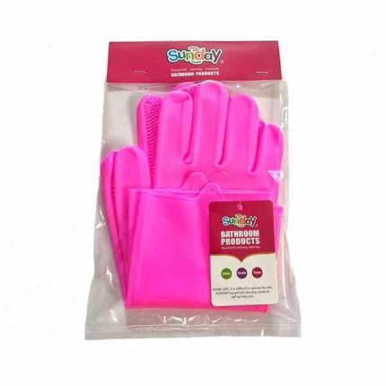 دستکش نظافت سان دی مدل سیلیکونی پرزدار