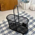 جا قاشقی مشکی بیضی