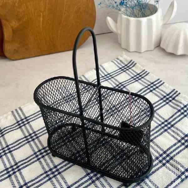 جا قاشقی مشکی بیضی