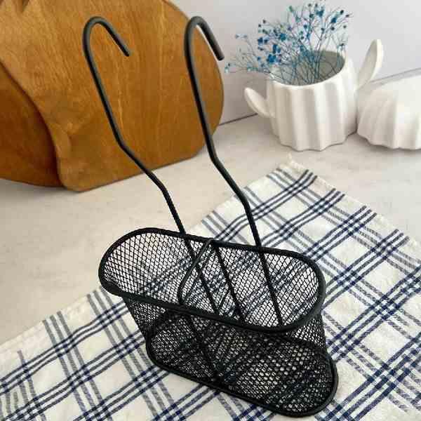 جا قاشقی مشکی بیضی