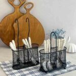 جا قاشقی مشکی بیضی