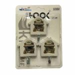 آویز چسبی بسته 3 عددی طرح کلبه