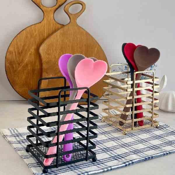 2707-02.jpg جا قاشقی تسمه ای کوچک مشکی بهساز فلز