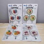 آویز چسبی بسته 3 عددی گرد