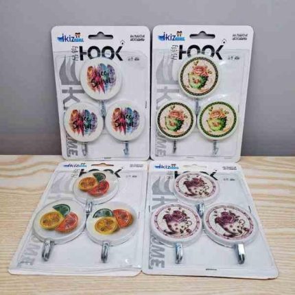 آویز چسبی بسته 3 عددی گرد