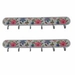 آویز چسبی شش قلاب طرح خط کشی هوک