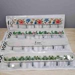 آویز چسبی شش قلاب طرح خط کشی هوک