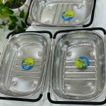 آبکش پانچ کشویی رو سینکی مستطیل