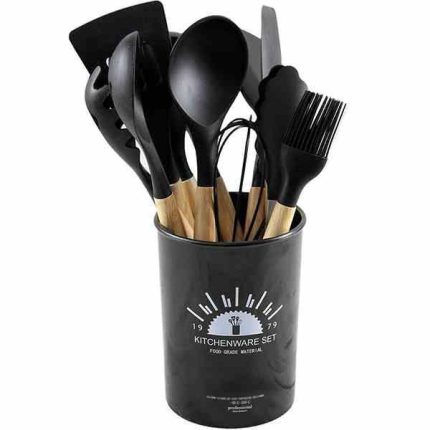 سرویس کفگیر و ملاقه سیلیکونی 12 پارچه