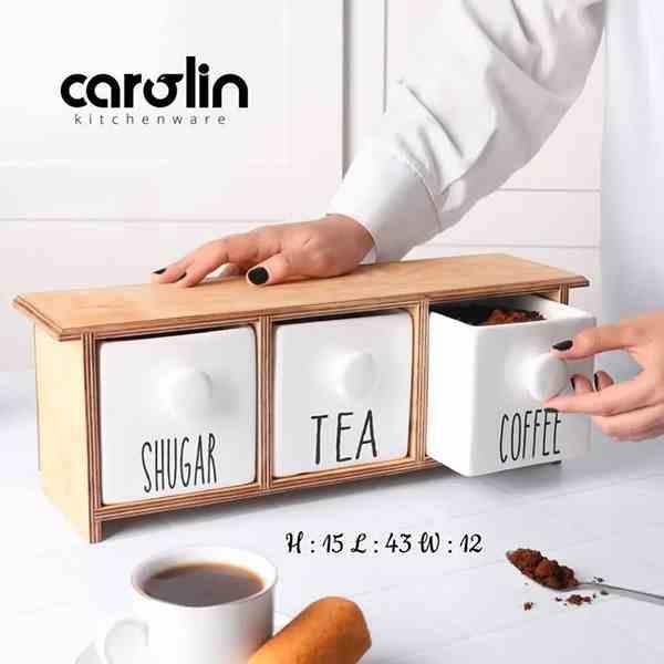 497-01.jpg دراور جا ادویه 3 کشو بزرگ سرامیکی کارولین