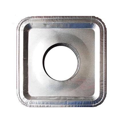 فویل قالبی آلومینیوم اجاق گاز طرح مربع