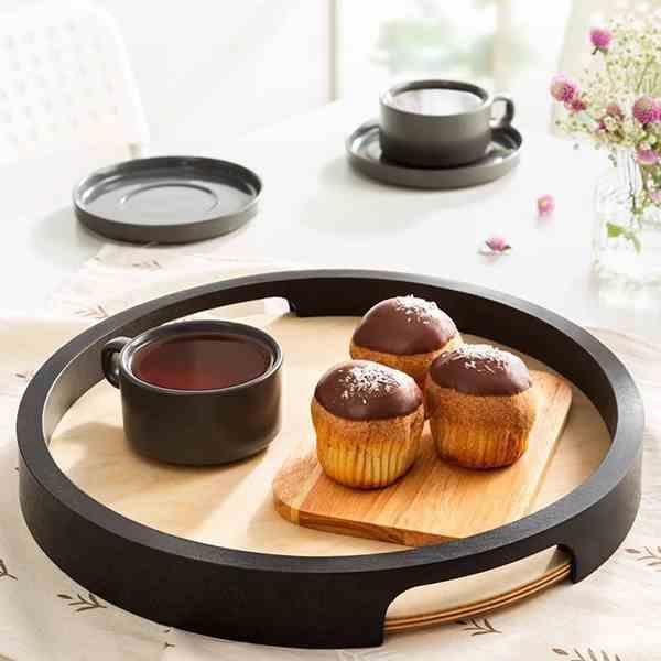 590-02.jpg سینی سرو گرد چوب دسته دار رایکا