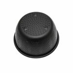 تفاله گیر گرد استیل مشکی