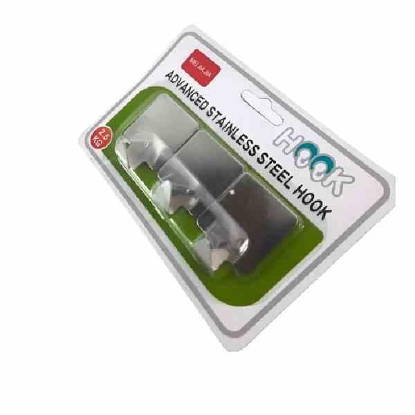 1414-02.jpg آویز چسبی بسته 3 عددی استیل هوک