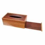 جا دستمال کاغذی چوبی کشویی رایکا