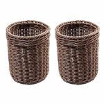 جا قاشقی حصیری مدل ‏بافت استوانه