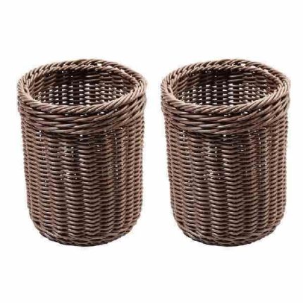 جا قاشقی حصیری مدل ‏بافت استوانه