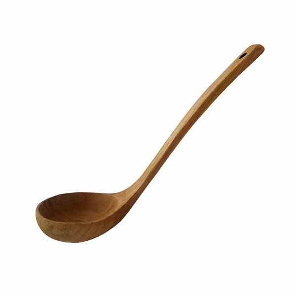 ملاقه چوبی گود