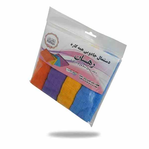 دستمال 4 عددی 40×30 رهسان