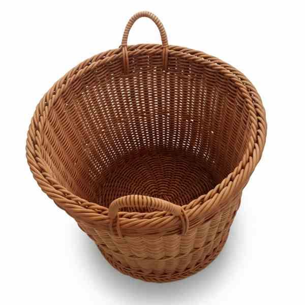 سبد رخت حصیری دسته دار