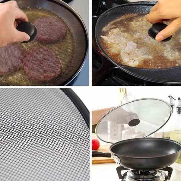 توری روغن گیر طرح درب ماهی تابه